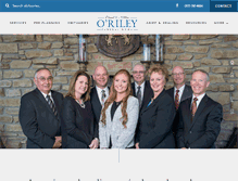 Tablet Screenshot of orileyfuneralhome.com